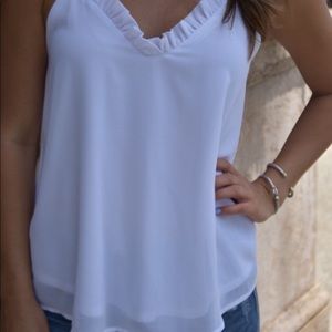 chelsea Ruffle Tank